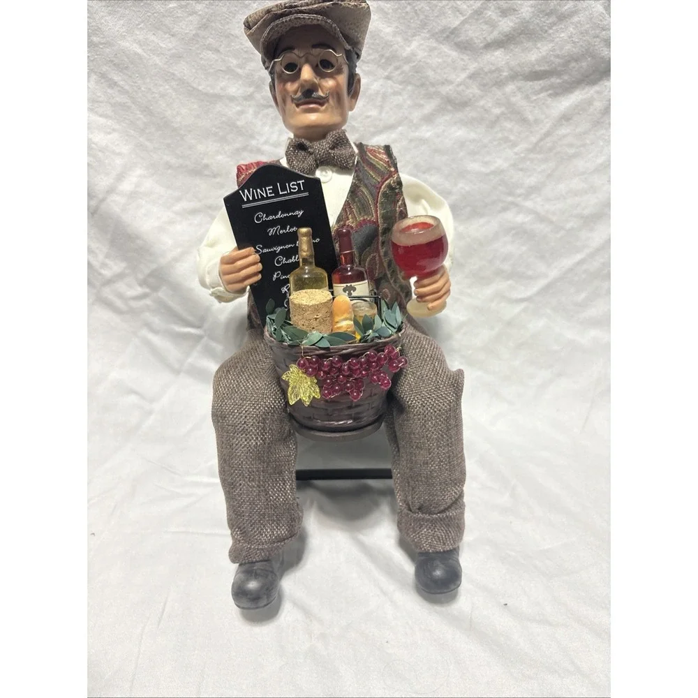 KAREN DIDION ORIGINALS Rare SOMMELIER FIGURE‎ BAR Fine Wine Restaurant